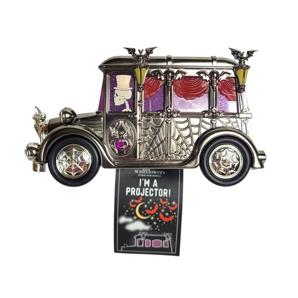 Bath & Body Works Halloween 2024 Hearse Projector Wallflower Plug-In NEW Spooky - Picture 1 of 11